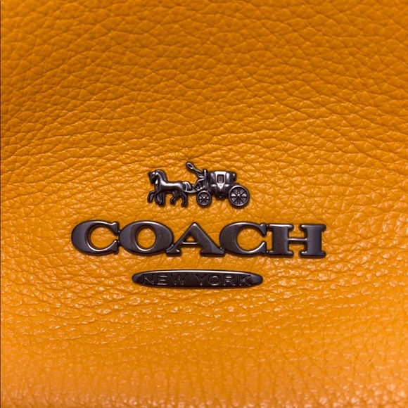 Coach Ellie File Shoulder Bag in Sunflower Yellow - Picture 4 of 13